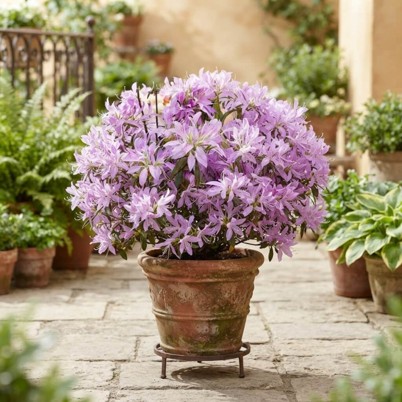 Azalea japonica 'Koromo Shikibu' - Azalée du Japon
