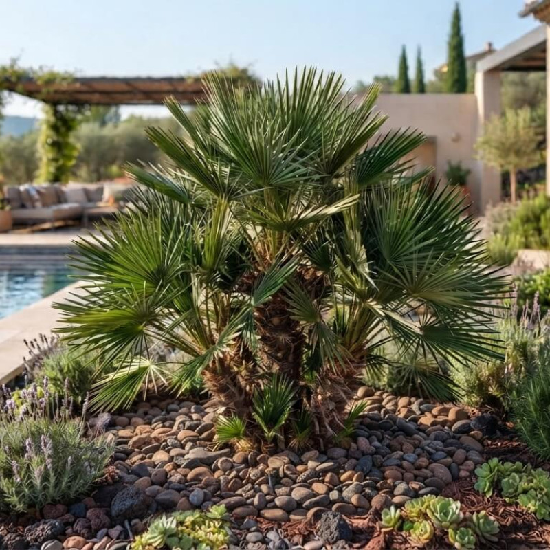 Chamaerops humilis 'Compacta' - Palmier nain