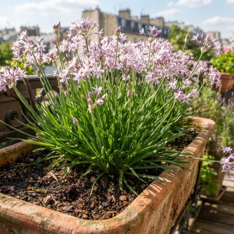 Tulbaghia violacea Pearl - Ail d'Afrique du sud