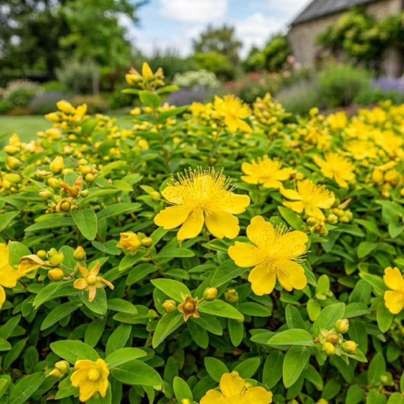 HYPERICUM calycinum - millepertuis à grandes fleurs