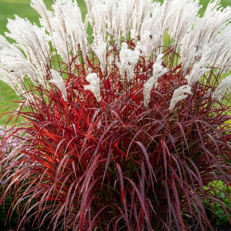 Miscanthus sinensis 'Lady in Red'
